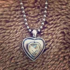 Guess Stainless Steel Sweetheart Necklace